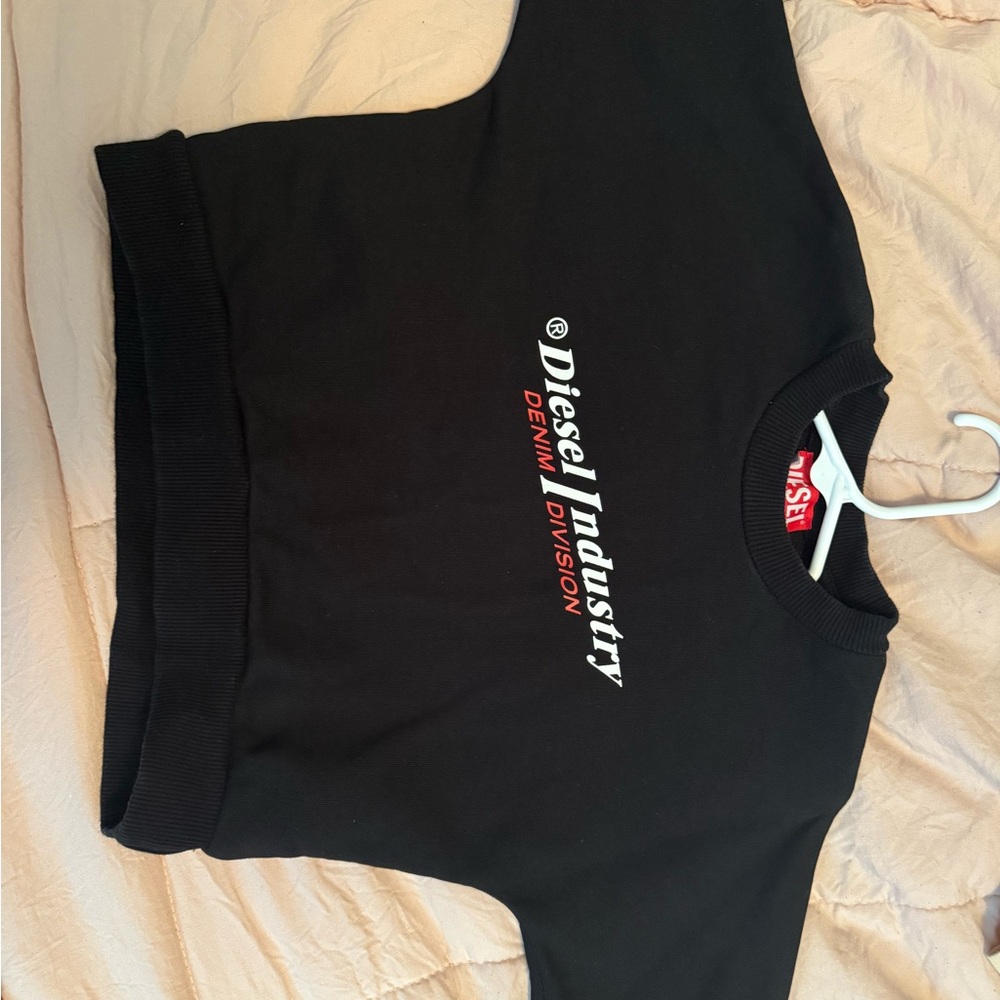 Diesel Kids Black and Red Sweatshirt